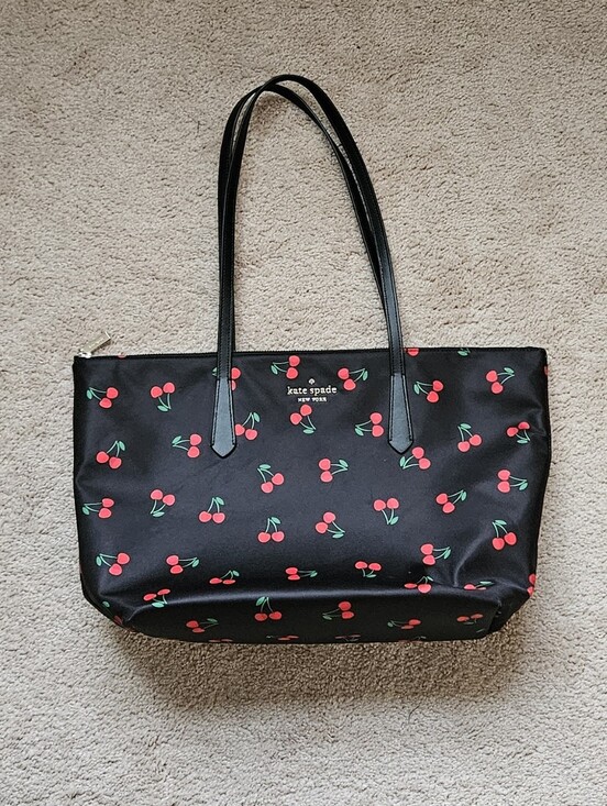 kate spade Handbags - Kate Spade Mel Packable Nylon Tote Cherry